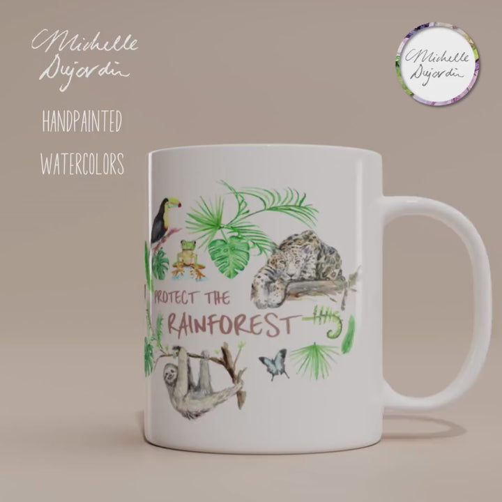 protect the rainforest mug video