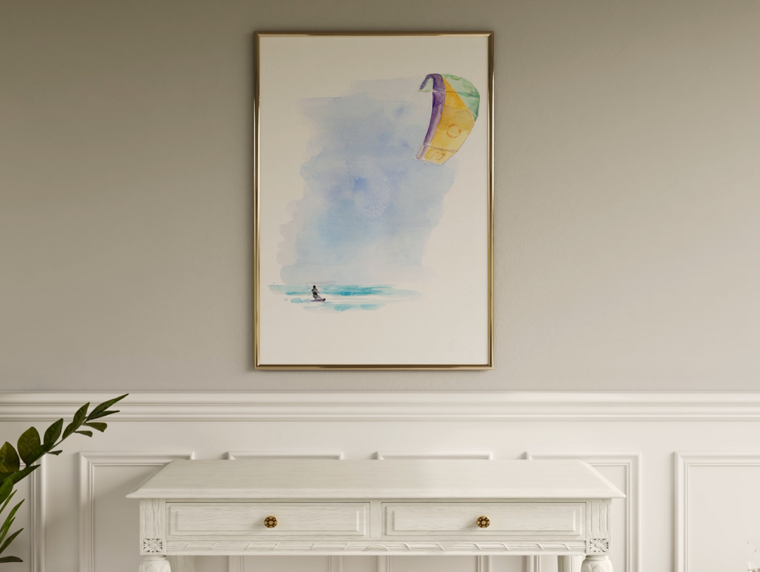 Video of Kitesurf wall art prints