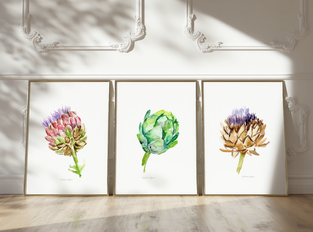 artichoke prints video
