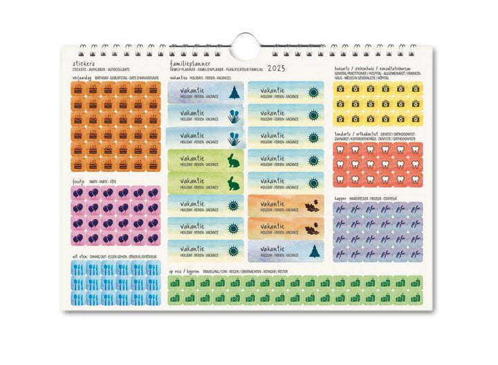 Family Planner 2026 'Connect with Nature'