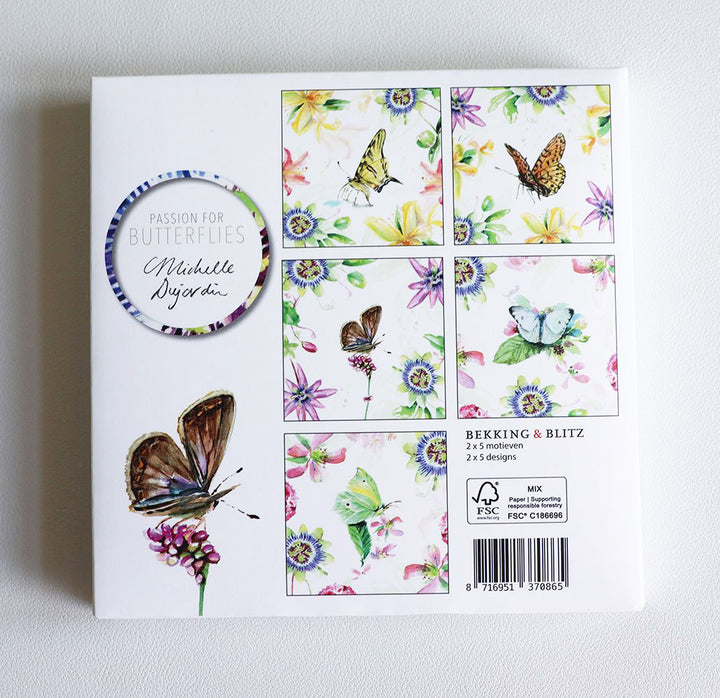 Butterfly Greeting cards 'Passion for butterflies' by Michelle Dujardin