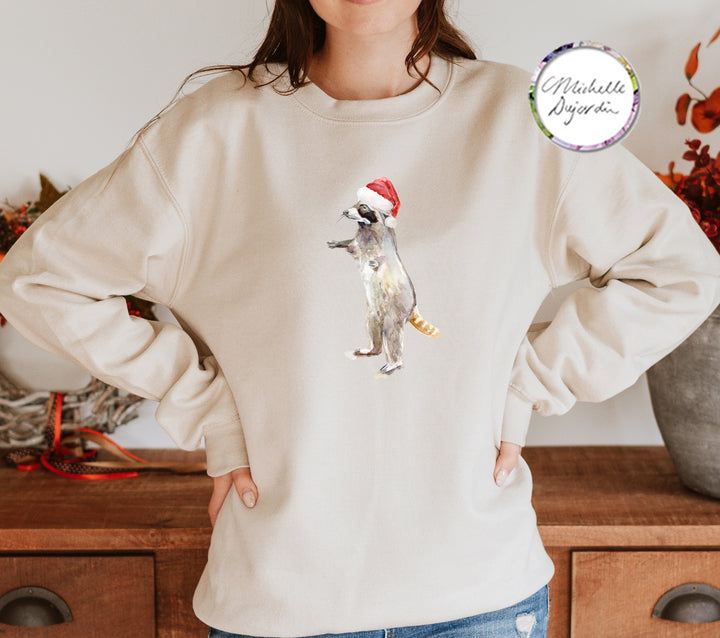 Kersttrui Wasbeer met kerstmuts