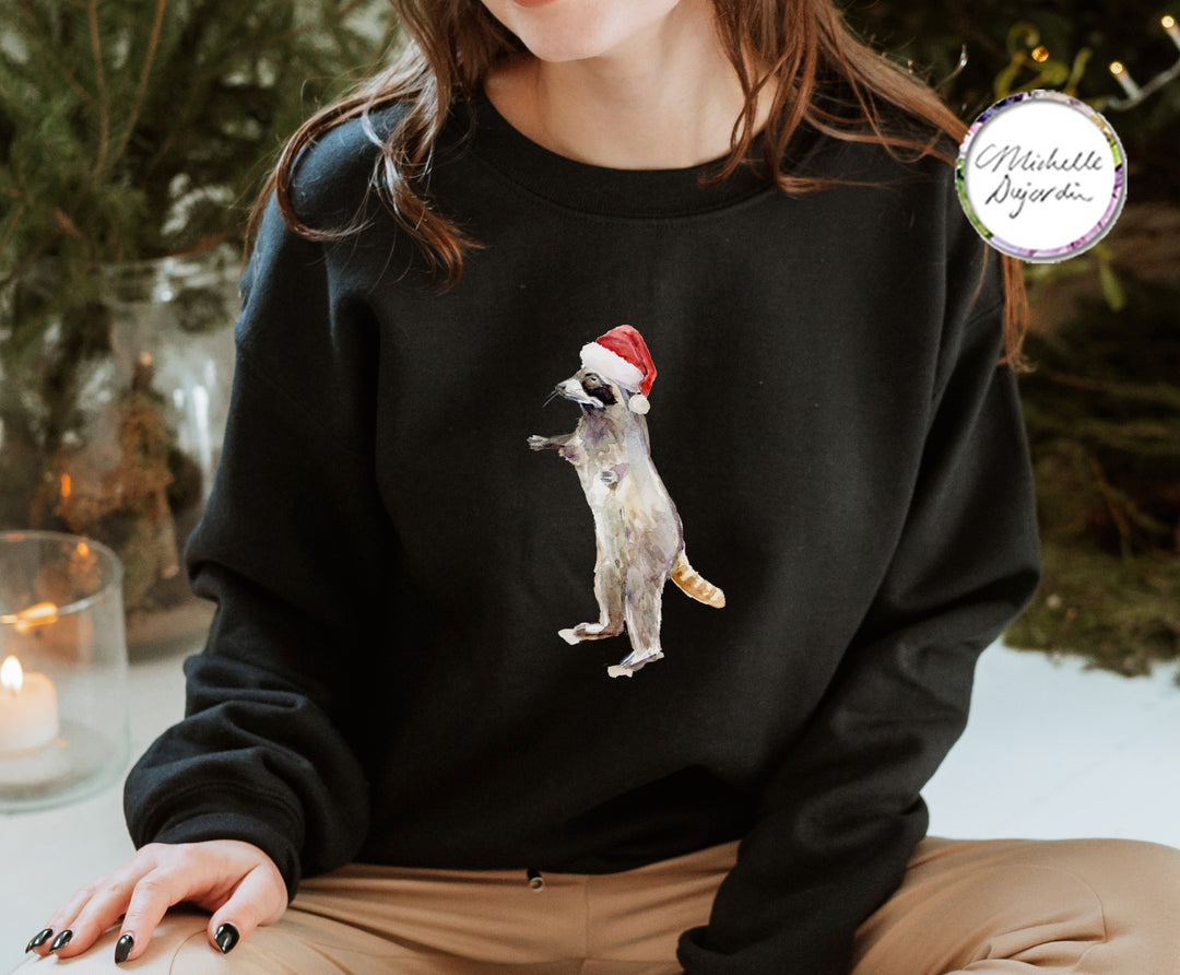 Kersttrui Wasbeer met kerstmuts