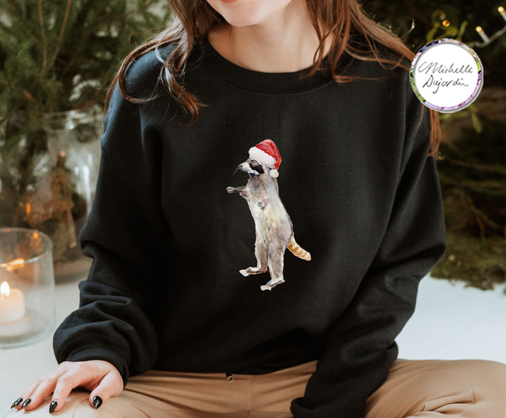 Kersttrui Wasbeer met kerstmuts