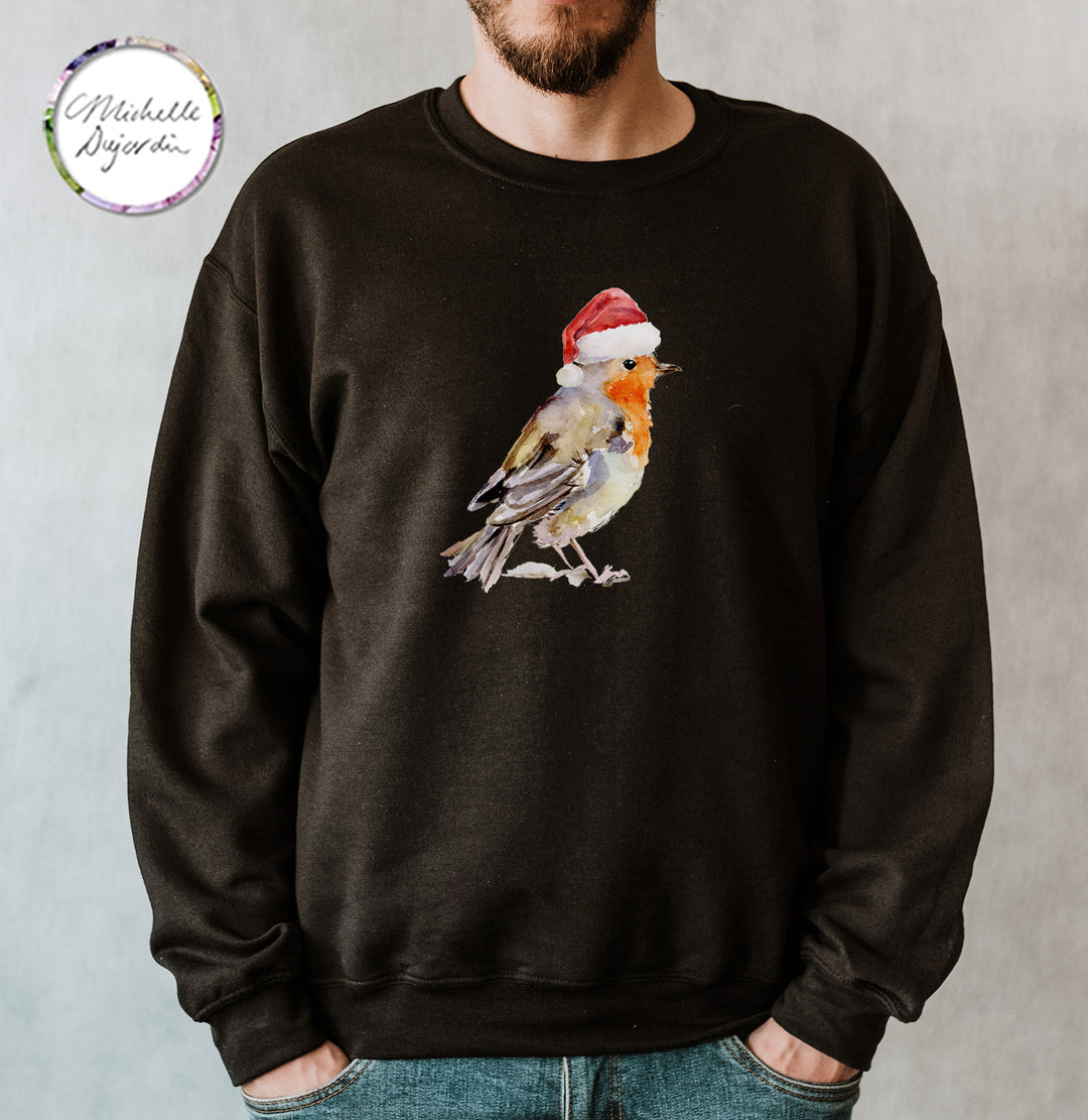 Red robin sweater for Xmas by Michelle Dujardin