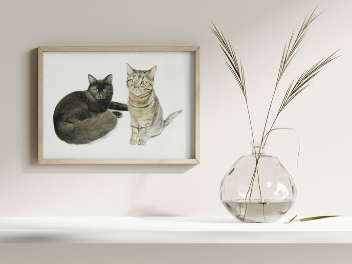 Kat schilderij in opdracht