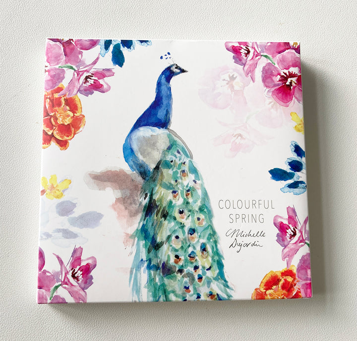 Colorful Spring – Wenskaarten Set van Michelle Dujardin 