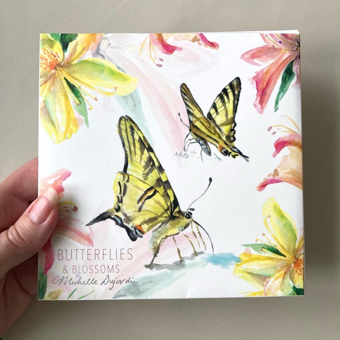 Wenskaarten 'Butterflies and Blossoms' van Michelle Dujardin