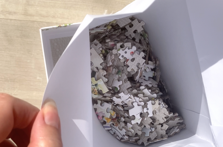 Puzzelstukjes vogel puzzel Michelle Dujardin