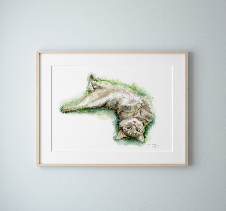 Kat schilderij in opdracht