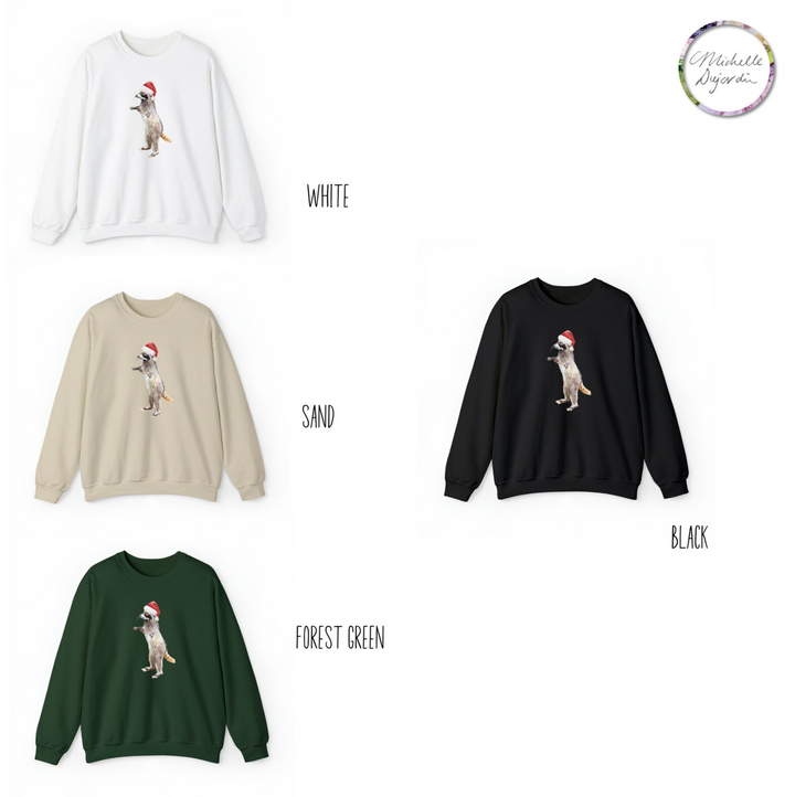 Kersttrui Wasbeer met kerstmuts