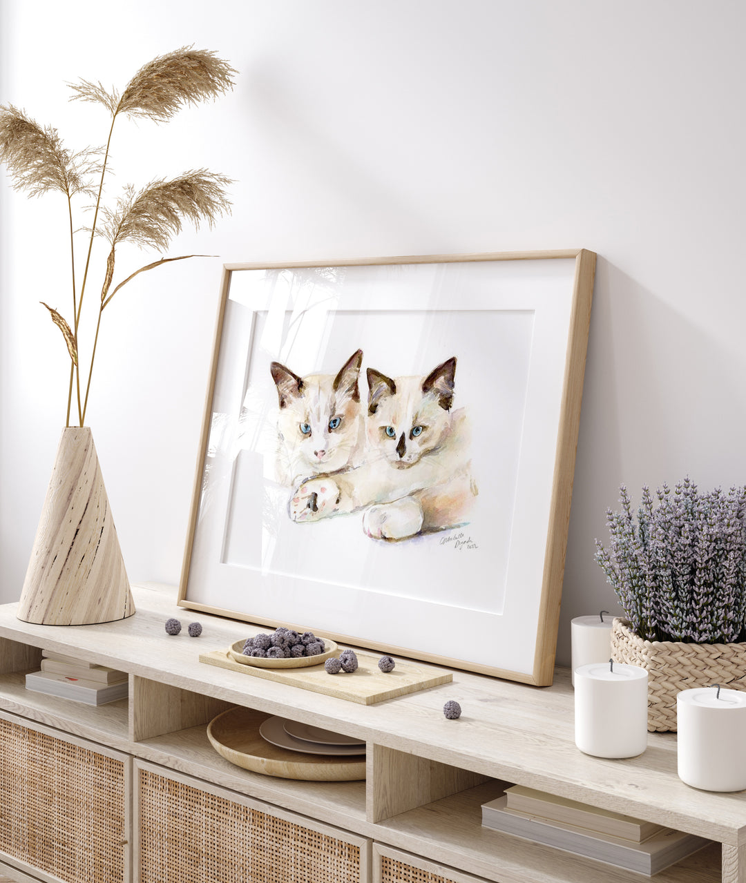 Kat schilderij in opdracht