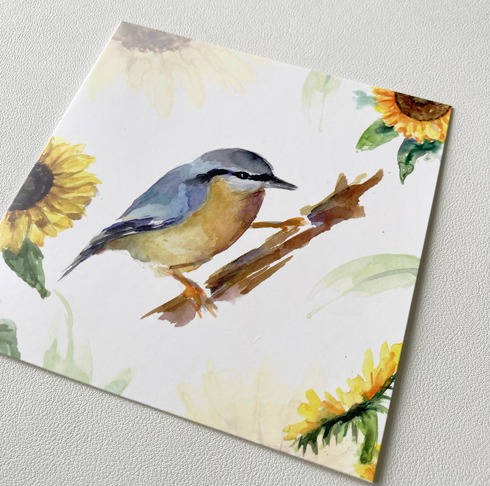 'Birds in spring' wenskaarten set van Michelle Dujardin