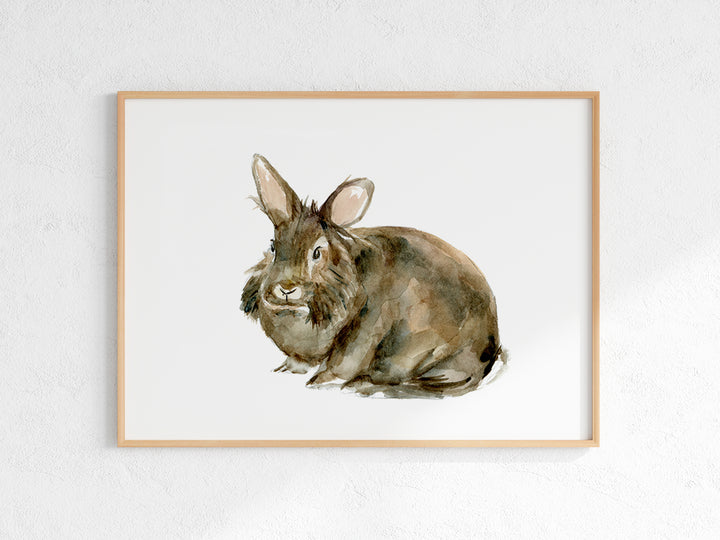 Dierenportret aquarel schilderij