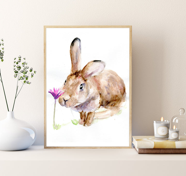 Dierenportret aquarel schilderij