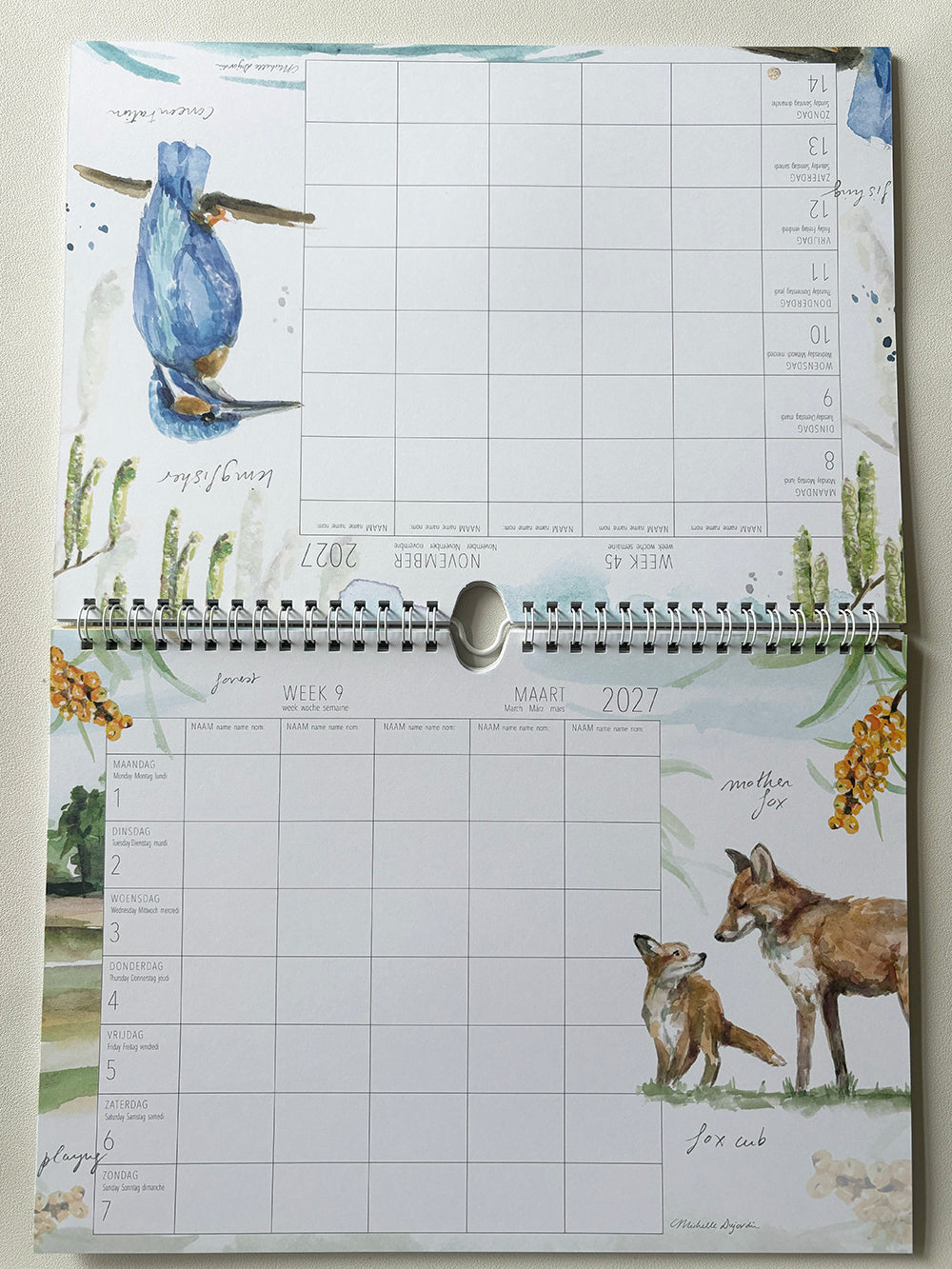 Familieplanner 2027 Water a source of life