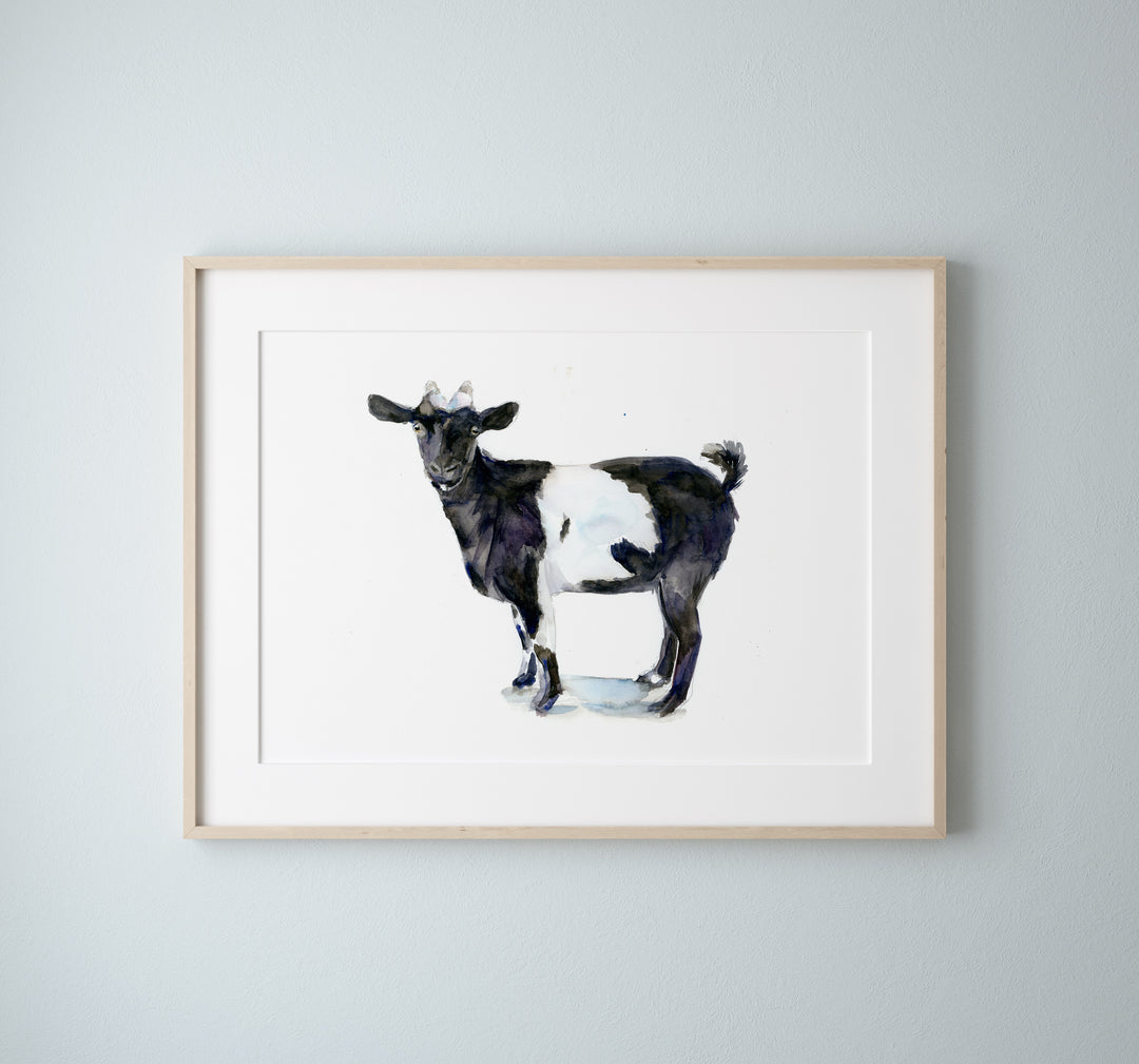 Dierenportret aquarel schilderij