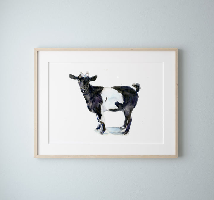 Dierenportret aquarel schilderij