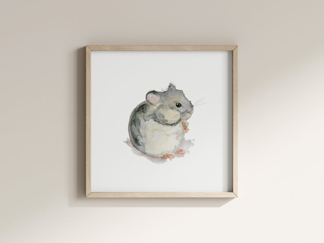 Dierenportret aquarel schilderij