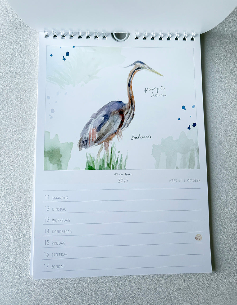 Weekkalender 2027 'Water, a Source of Life' 