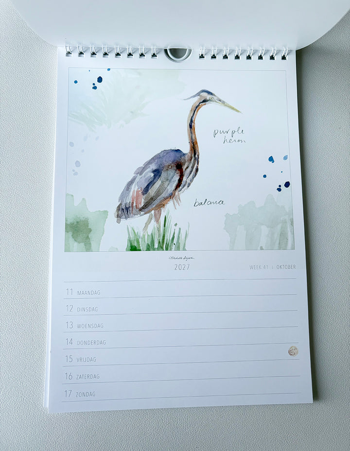 Weekkalender 2027 'Water, a Source of Life' 