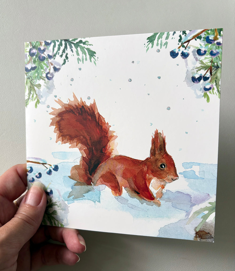 Winterdieren Wenskaarten Michelle Dujardin (2026) Set van 10