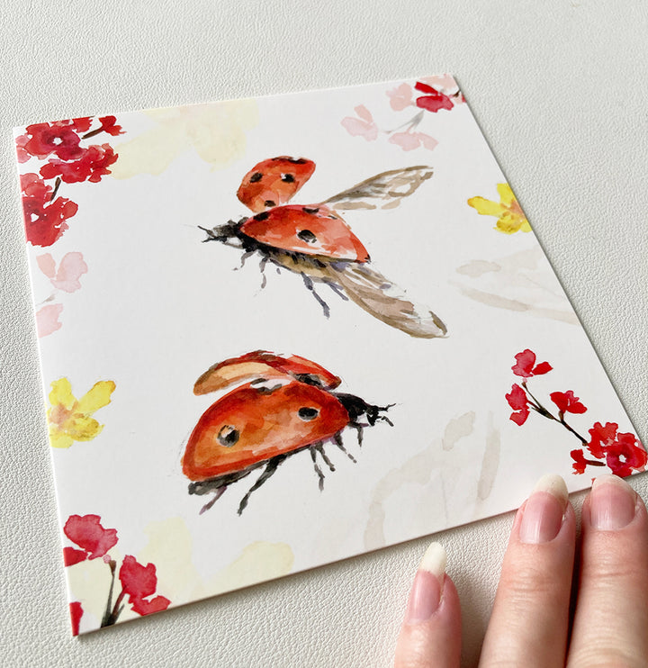 Colorful Spring – Wenskaarten Set van Michelle Dujardin 