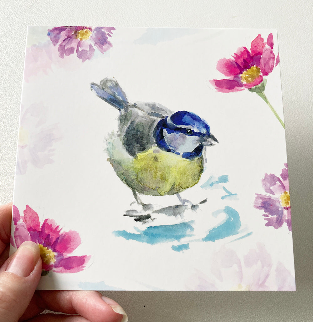 'Birds in spring' wenskaarten set van Michelle Dujardin