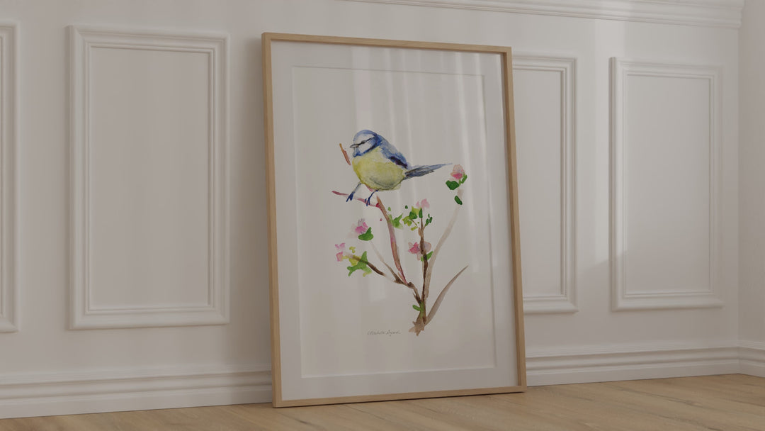 video pimpelmees schilderij