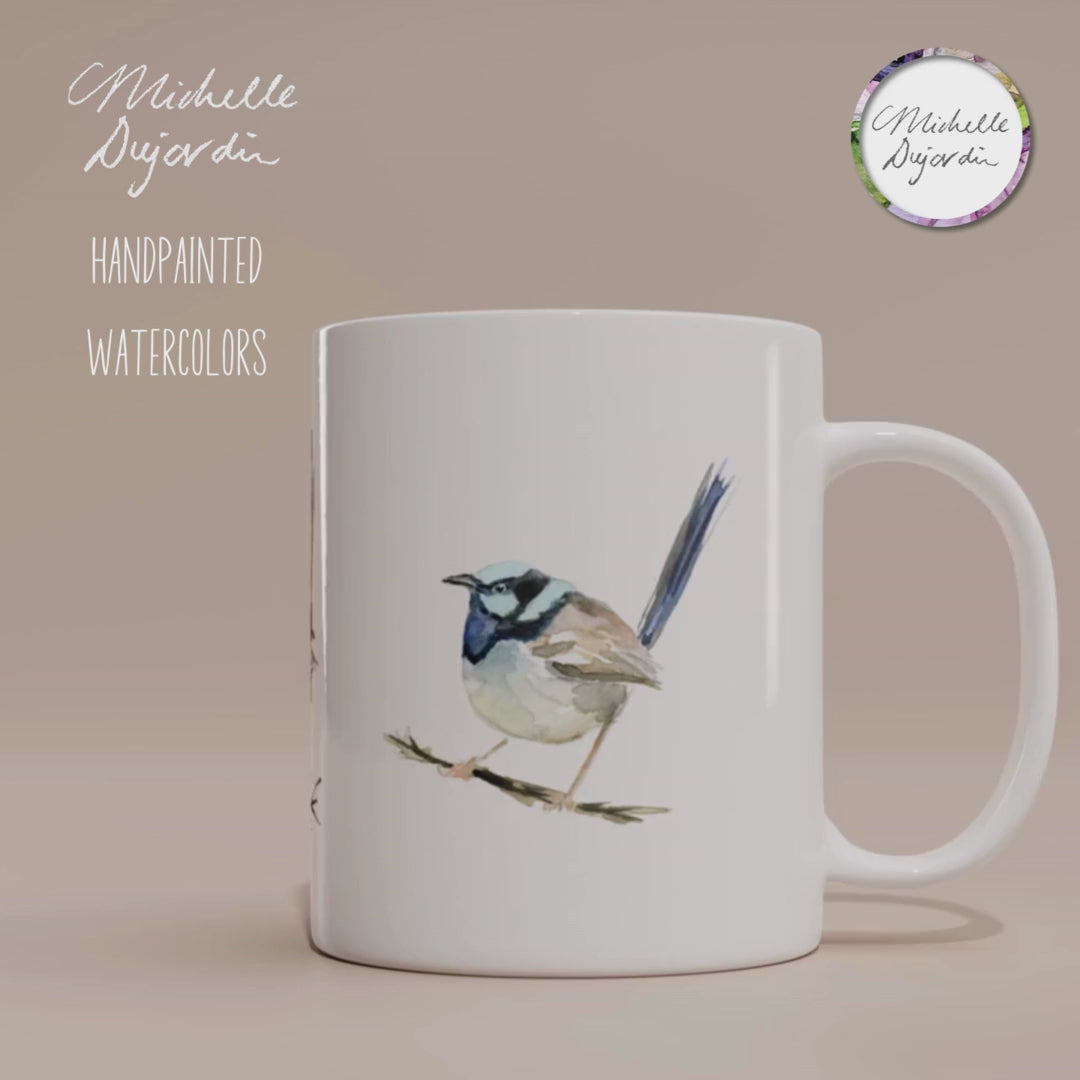 Fairy wren mug video