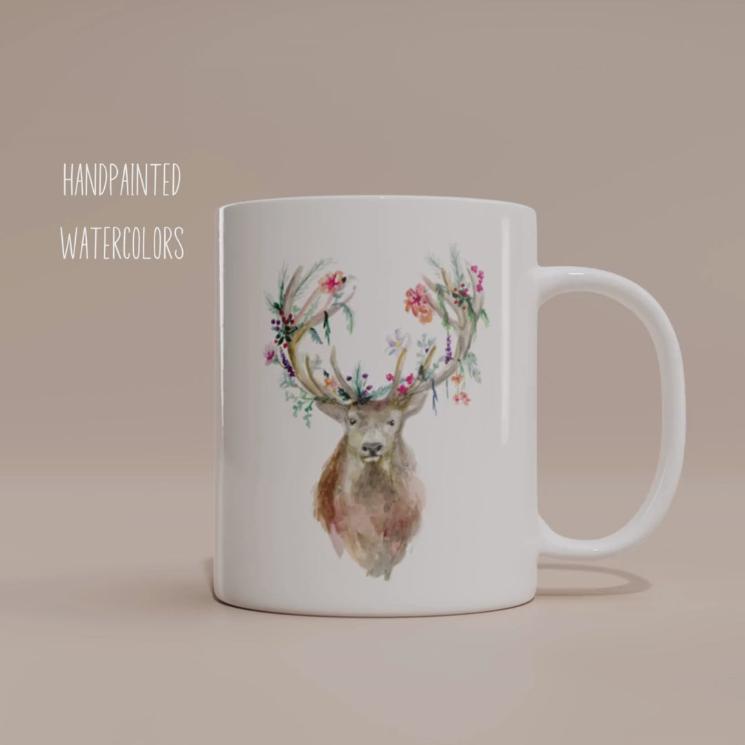 Ceramic Deer Mug