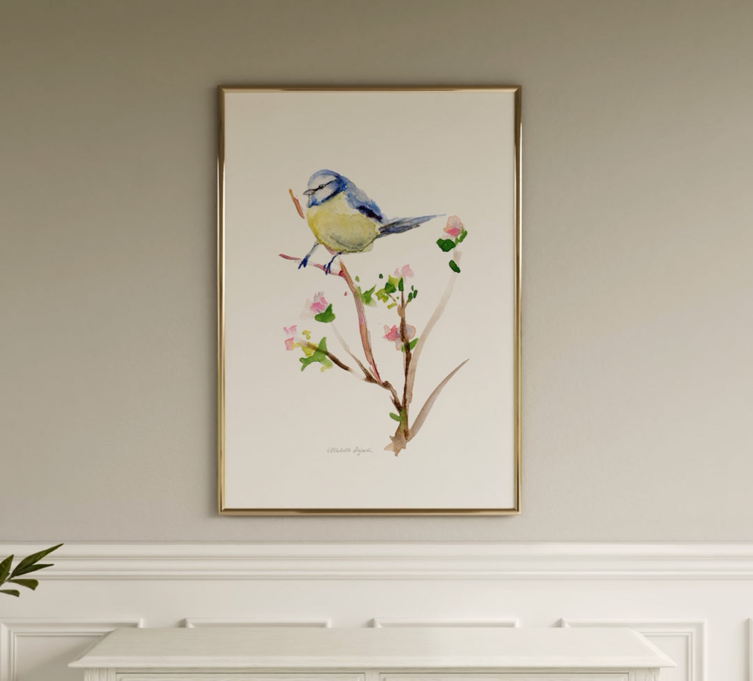 pimpelmees bloesemtak