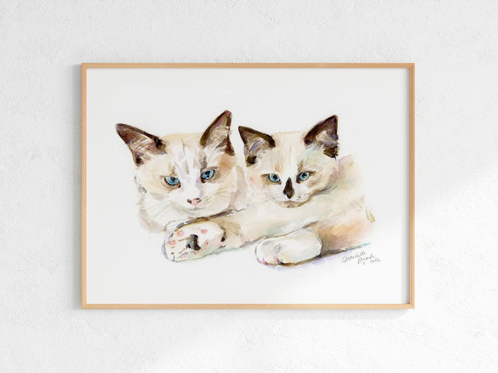 Kat schilderij in opdracht