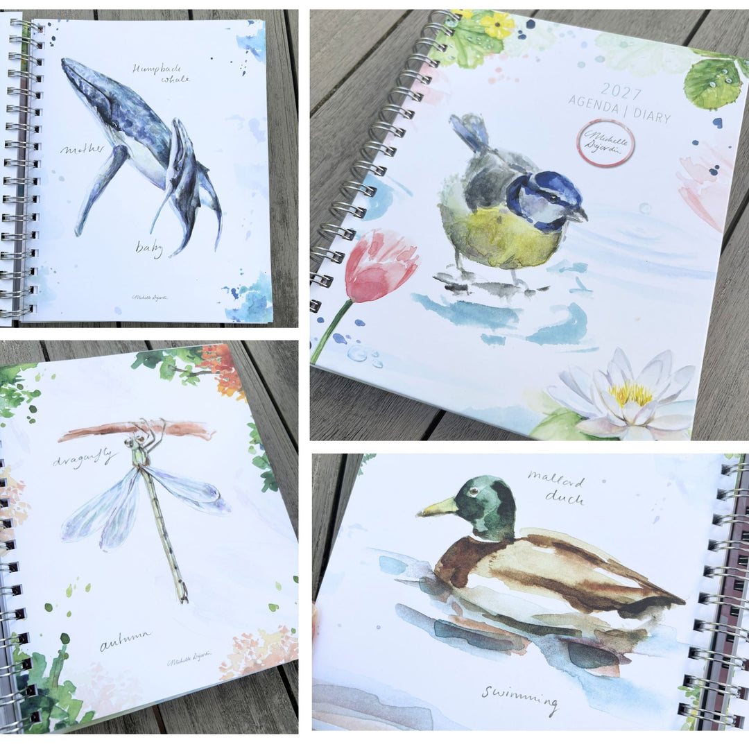 Ring binder diary 2027 'Water a Source of Life '