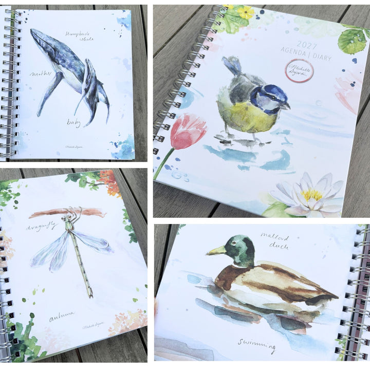 Ring binder diary 2027 'Water a Source of Life '