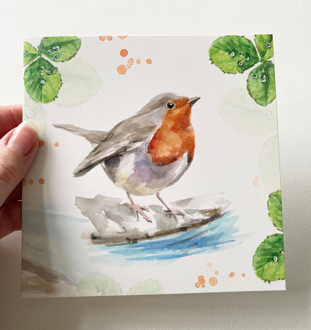 'Birds in spring' wenskaarten set van Michelle Dujardin