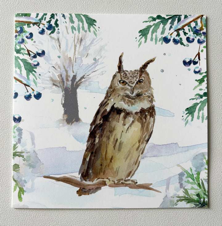 Winterdieren Wenskaarten Michelle Dujardin (2026) Set van 10