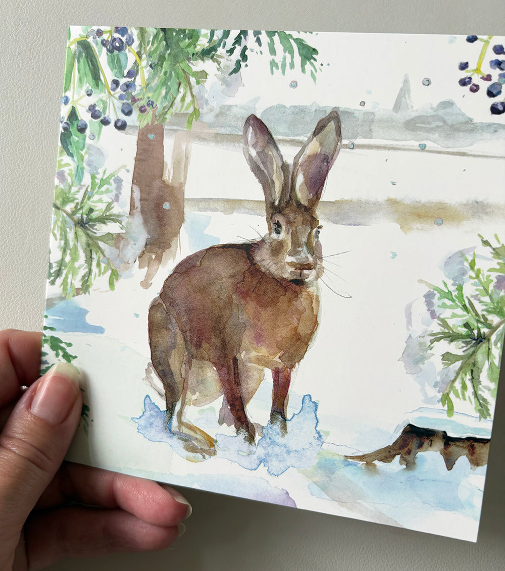 Winterdieren Wenskaarten Michelle Dujardin (2026) Set van 10