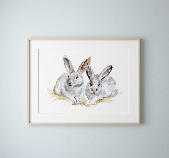 Dierenportret aquarel schilderij