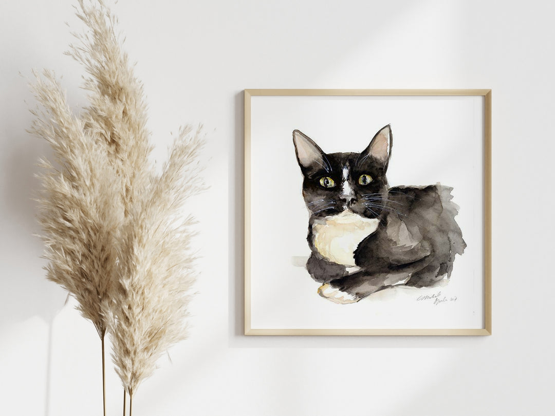 Kat schilderij in opdracht